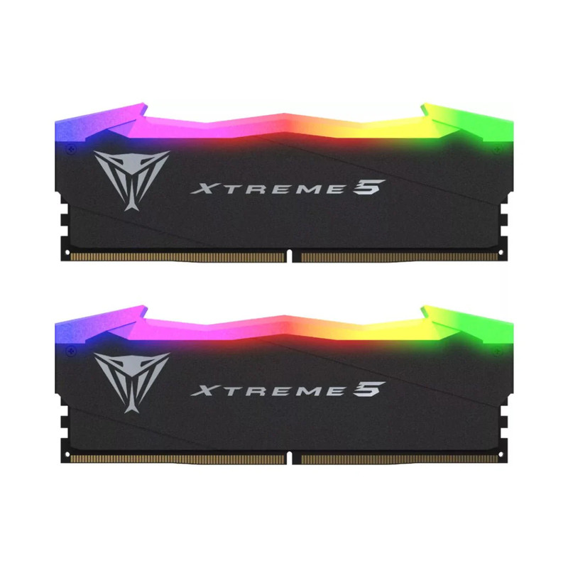 Patriot Viper Xtreme 5 RGB 32GB (2x16GB) CL36 7600Mhz DDR5 Memory Kit - الذاكرة العشوائية